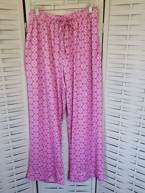 Show Me Your MuMu Pink Printed Drawstring Lounge Pants XXL